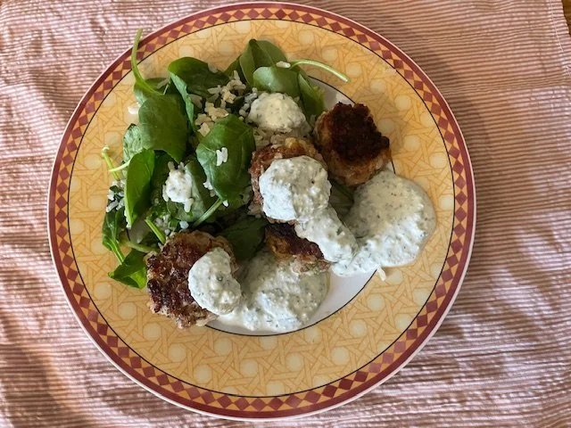 Pickled Pepper Meatballs with Zesty Rice