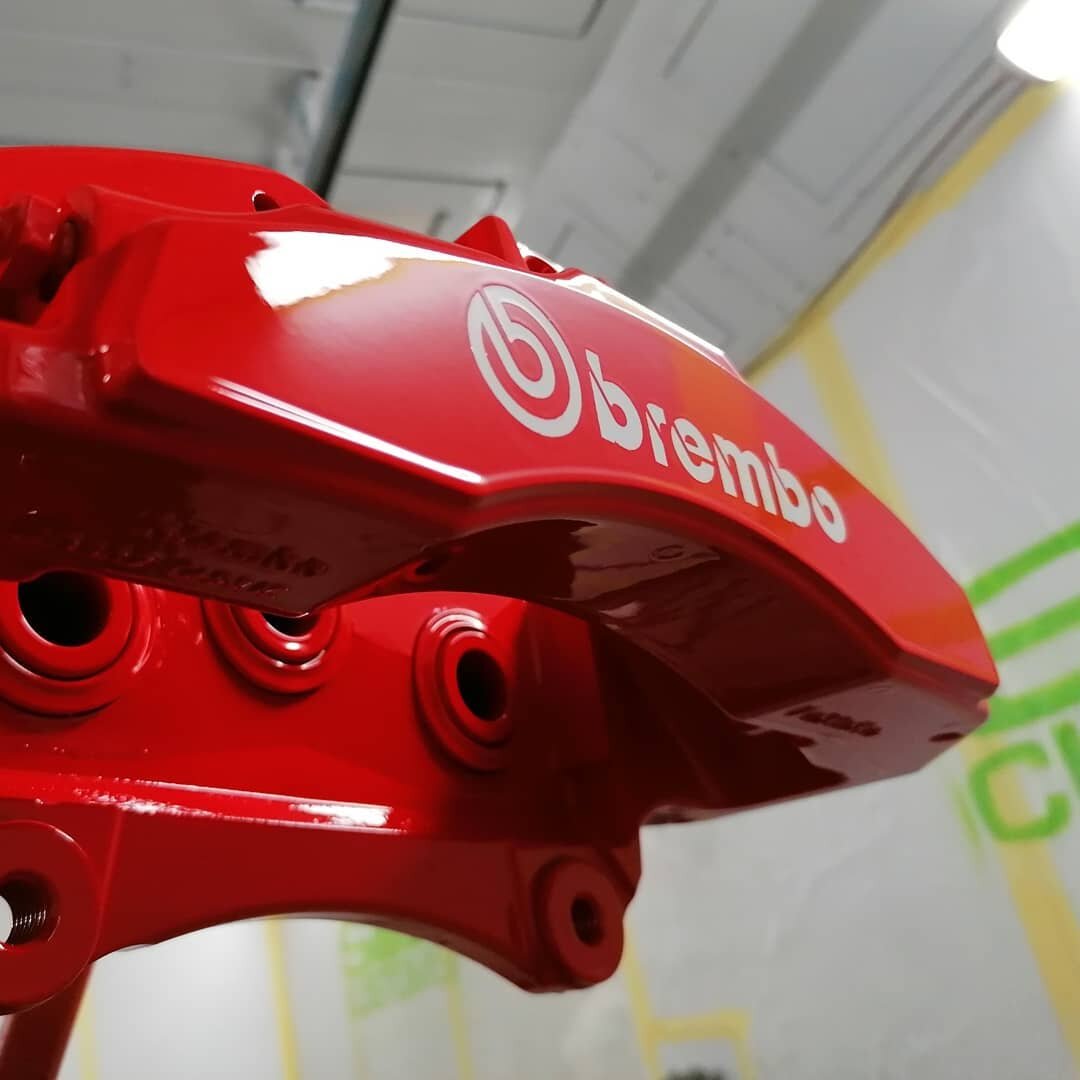 Some nice fresh brembo calipers refurbished for one of our projects this week.