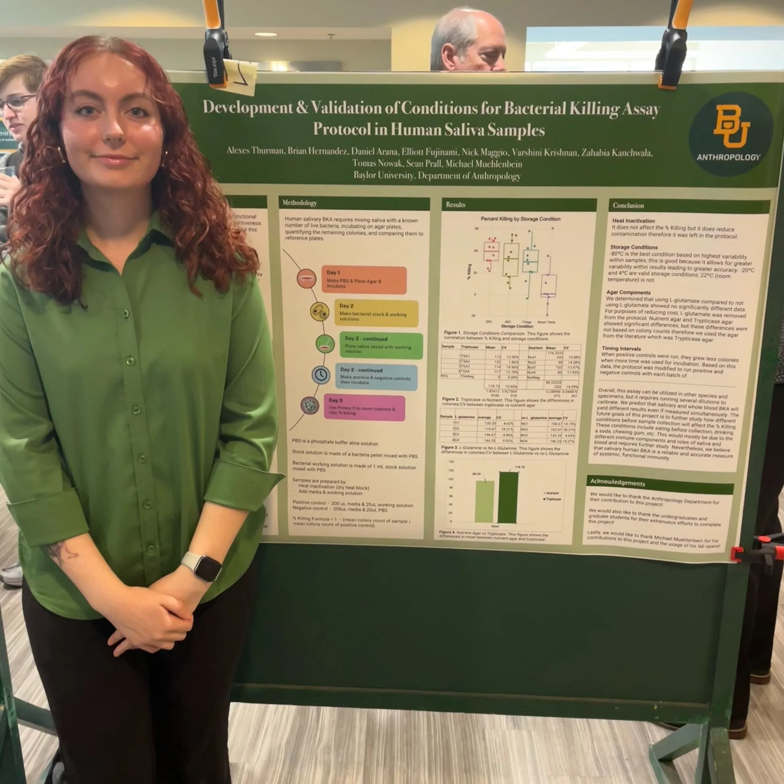 Alexes wins outstanding team poster award