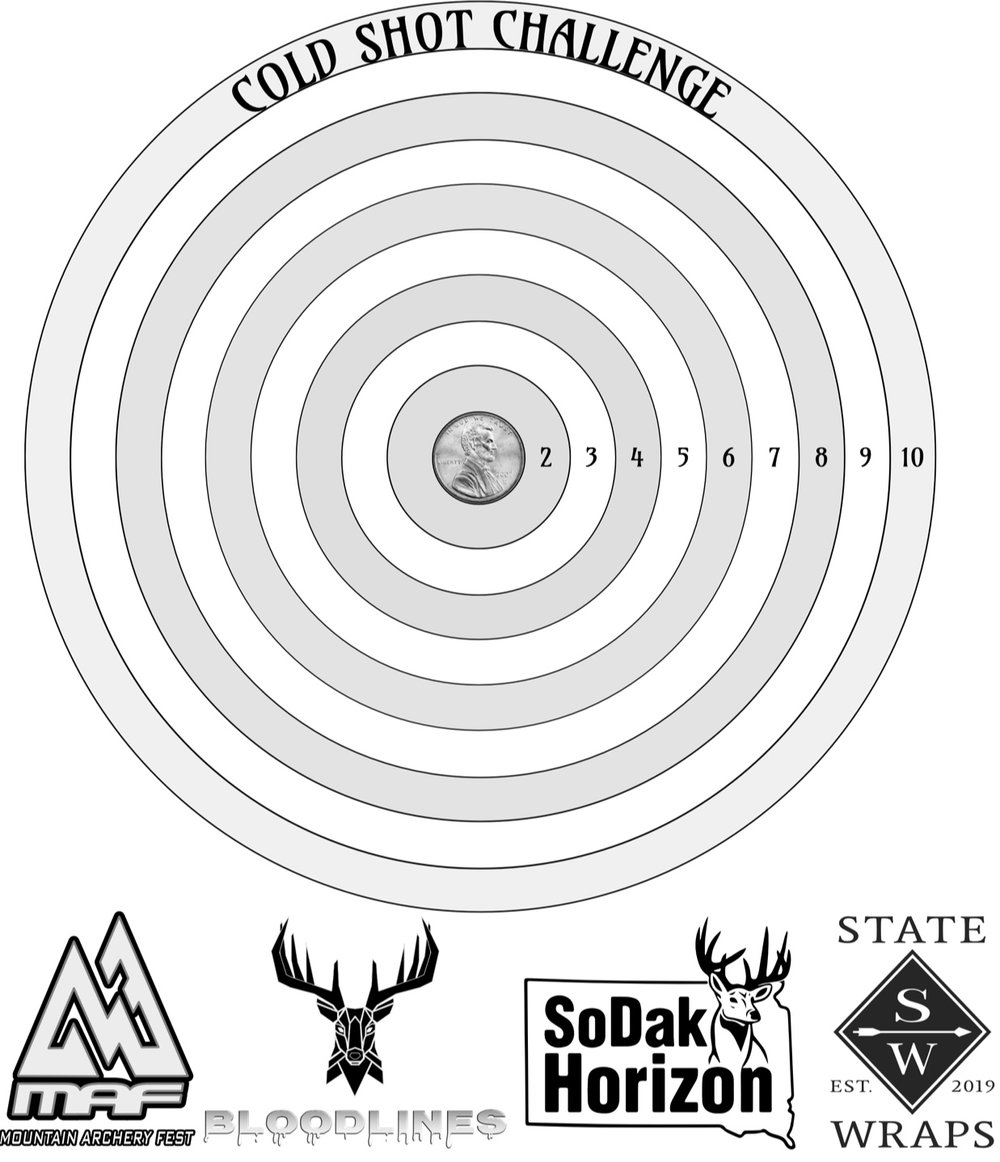 free printable target for cold shot challenge tournaments state wraps