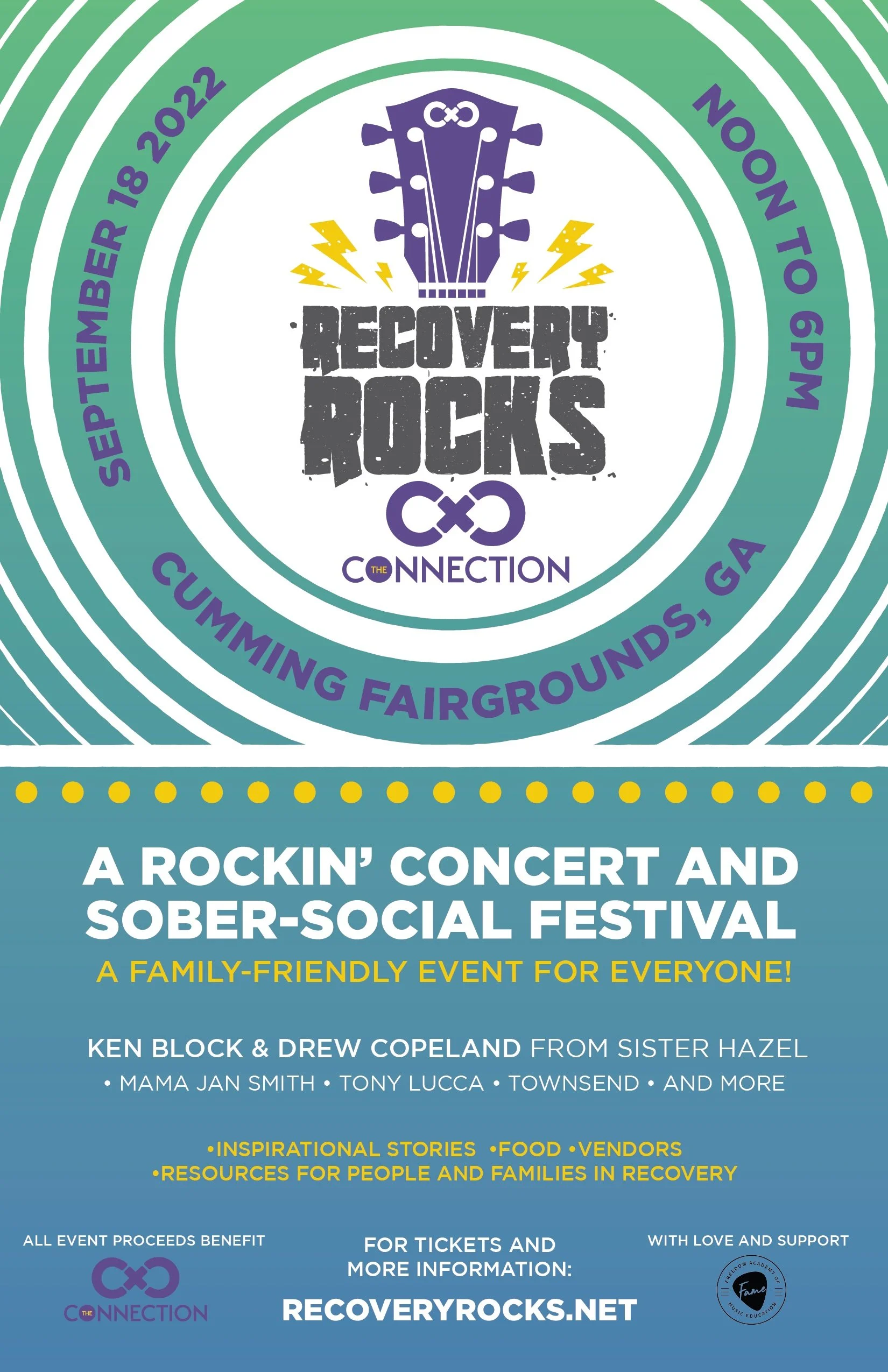 Recovery Rocks — Cumming Fairgrounds