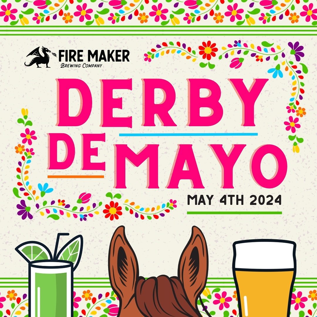 Derby de Mayo! 🍋&zwj;🟩🐎🎉

Get ready to experience the excitement of the Kentucky Derby combined with Cinco de Mayo festivities May 4th from 1:00 PM to 8:00 PM!

We&rsquo;ll be screening the Kentucky Derby live while you enjoy delicious tacos from