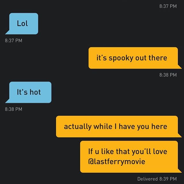 tfw you have no choice but to stan #lastferry .
.
.
#supportindiefilm #grindr #bestofgrindr #guerillamarketing