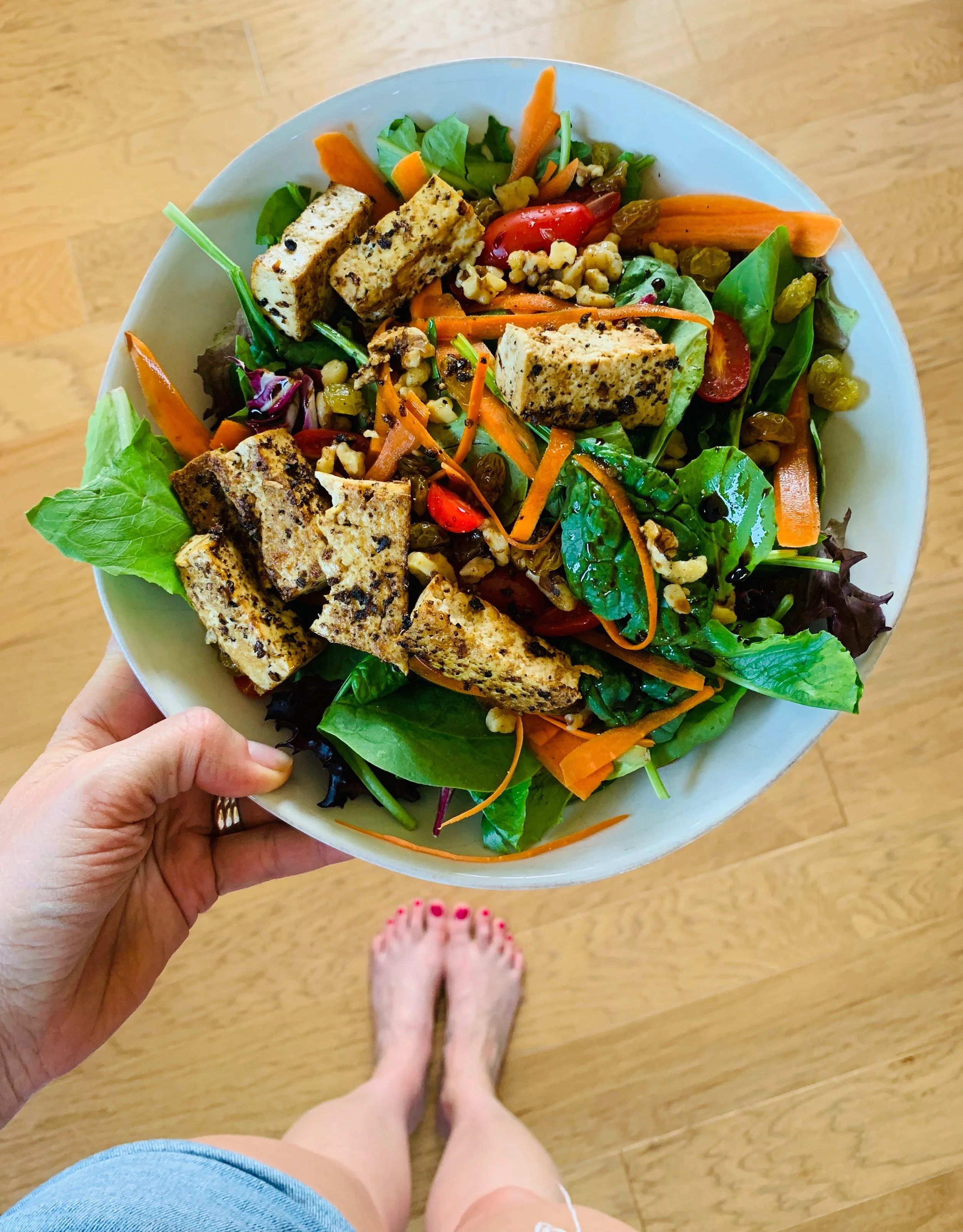 Grilled Tofu Salad