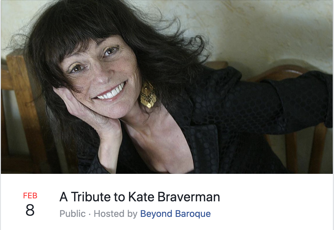 Kate Braverman Tribute at Beyond Baroque