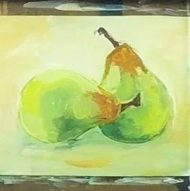 Two Green Pears
