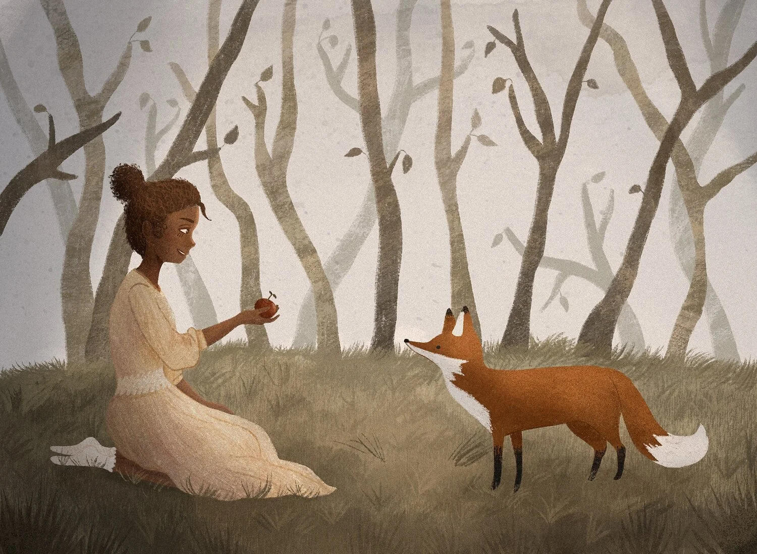 A Girl and Her Fox 