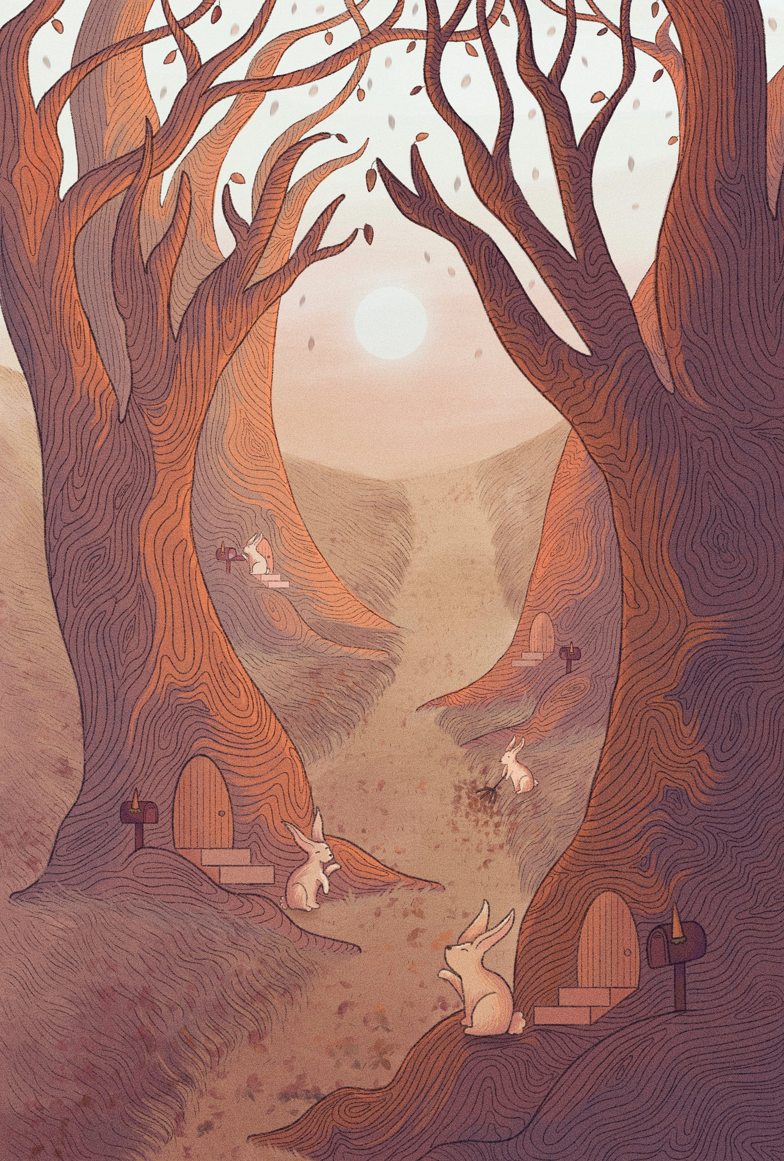 An Early Morning in the Neighborhood