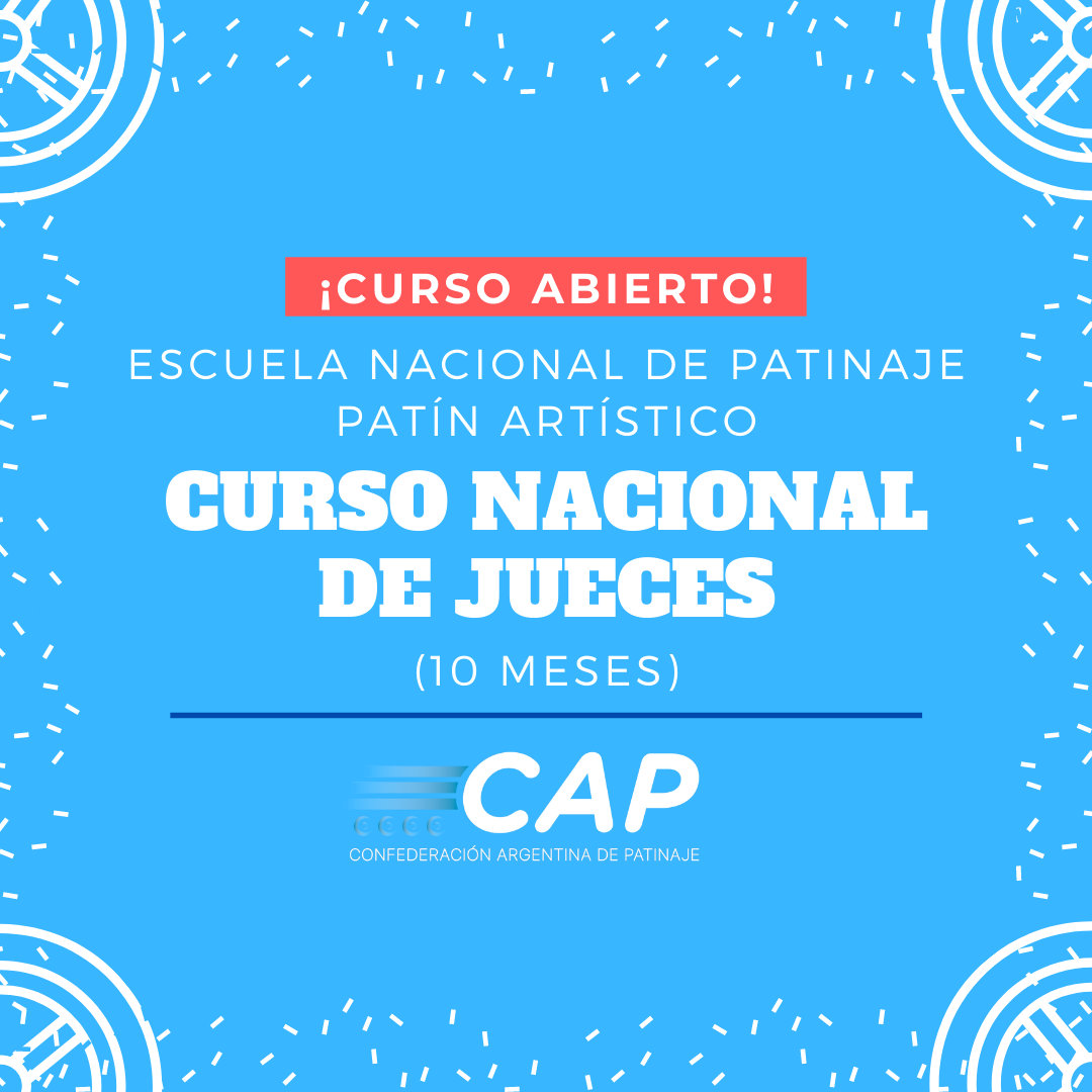 ¡Nuevo Curso Nacional de Jueces de Patin Artístico!