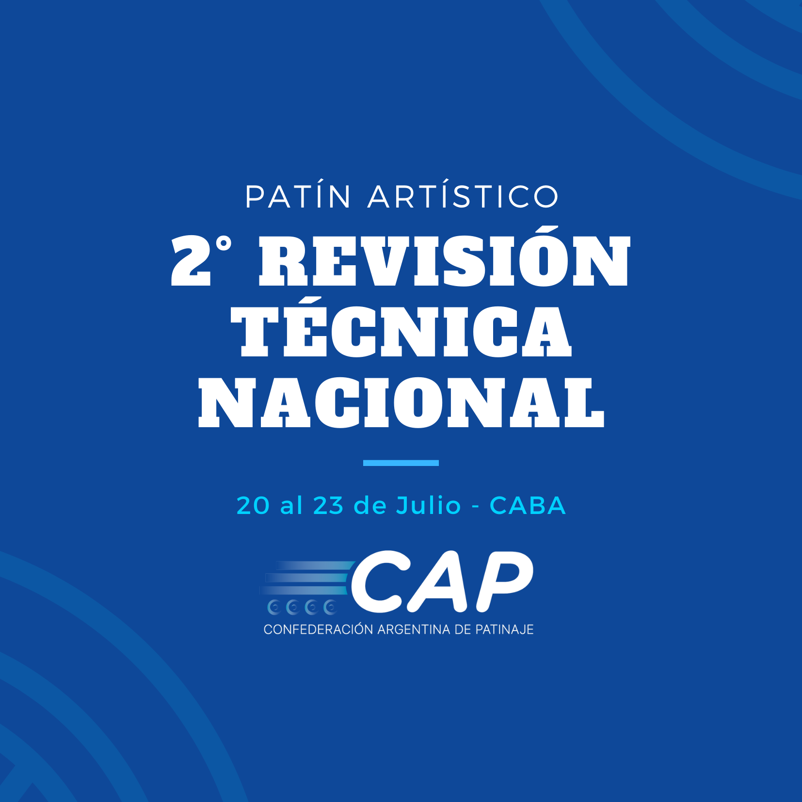 2° Revisión Técnica Nacional CABA - Patín Artístico