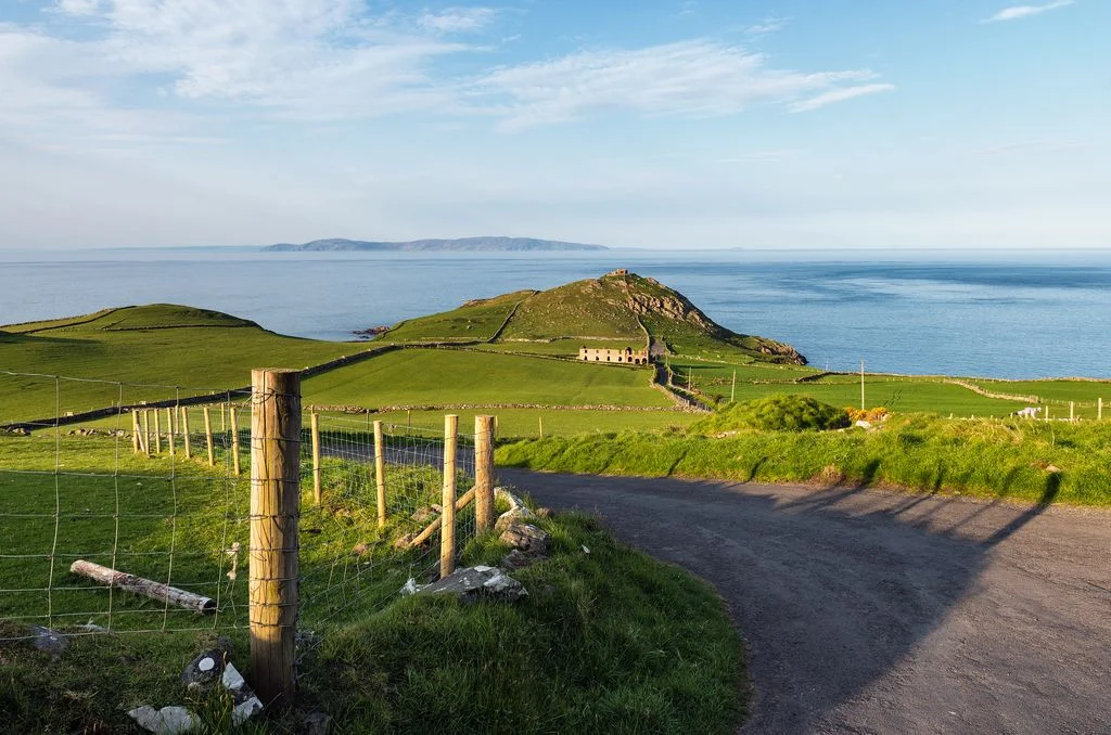 Stunning cycling on Torr Head!