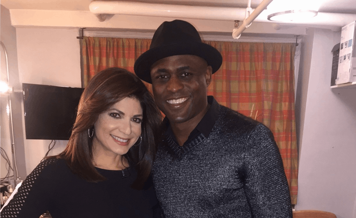 Pix11 Anchor Tamsen Fadal & Wayne Brady in Kinky Boots