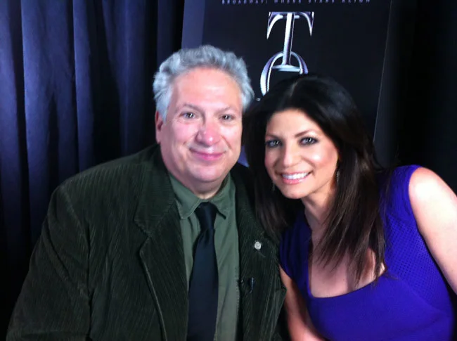 Harvey Fierstein and Tamsen Fadal Pix 11 Anchor Host of Broadway Profiles