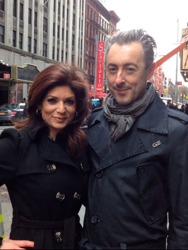 Tamsen Fadal & Alan Cumming in MacBeth on Broadway