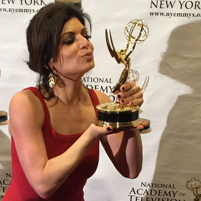 NY Emmys with Pix11 Tamsen Fadal