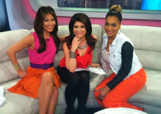 Frances Rivera Tamsen Fadal and Lala Anthony