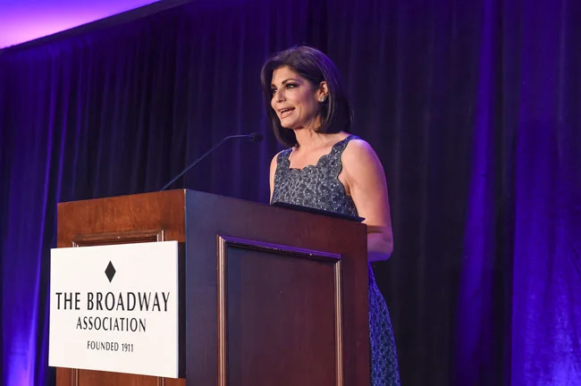 Tamsen Fadal - Emcee of Broadway Association Luncheon