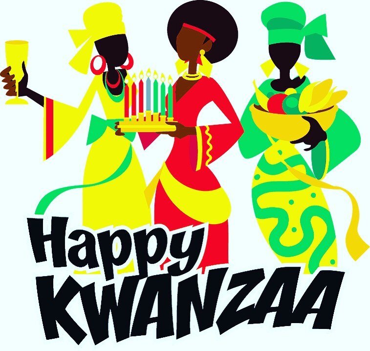 Happy Kwanzaa to my friends celebrating 🌽🍇❤️💛💚