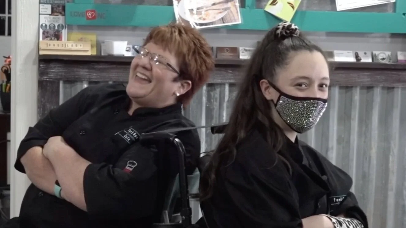 Fork Real Community Café welcomes a 15-year old guest chef into their kitchen