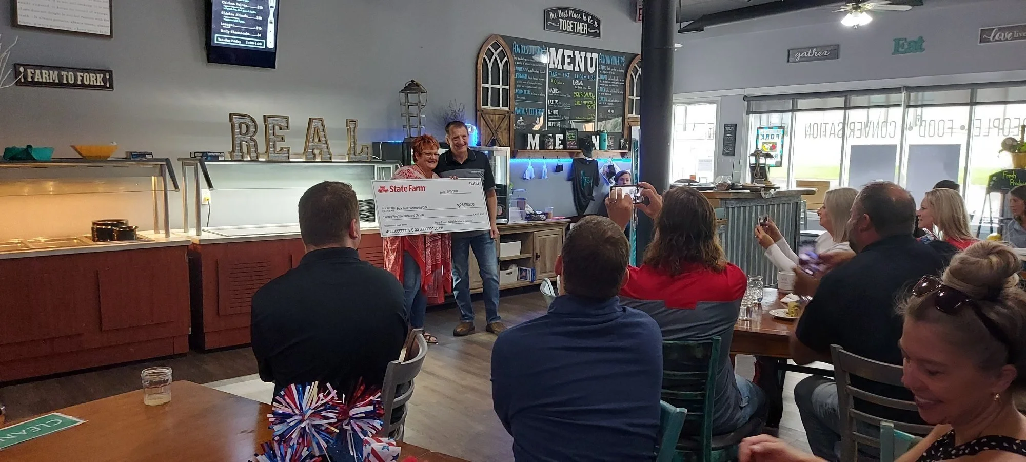 Fork Real Community Cafe Wins 25k Grant from the State Farm Neighborhood Assist Program