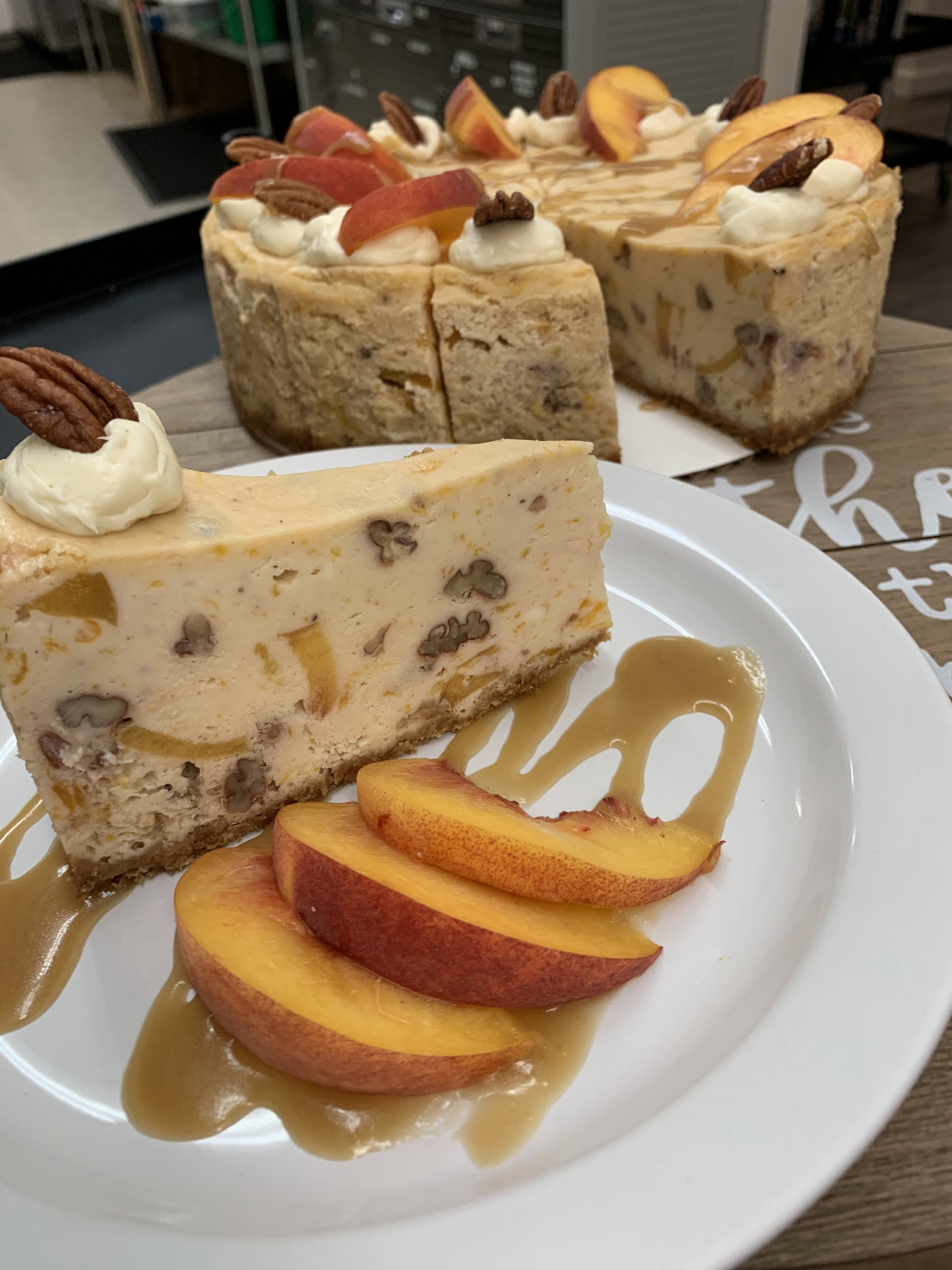 Pecan Peach Bourbon Cheesecake Raffle Ticket