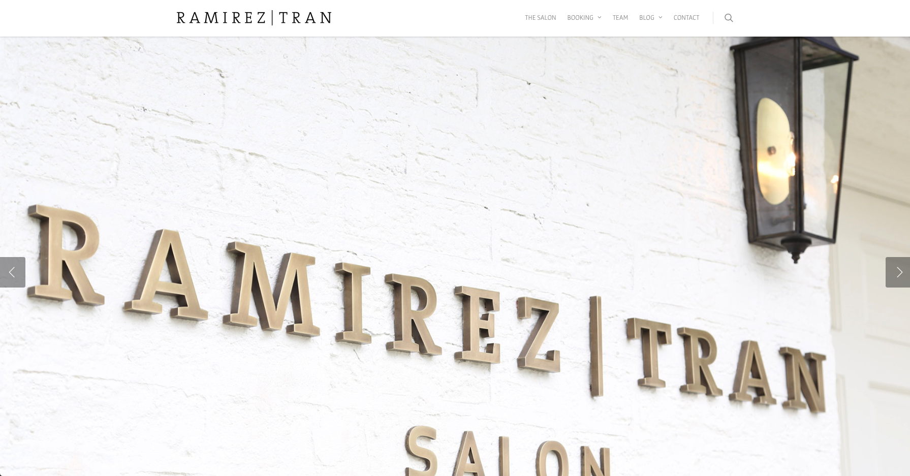 This salon’s website is pleasing to the eye and does a really good job of highlighting their stylists.