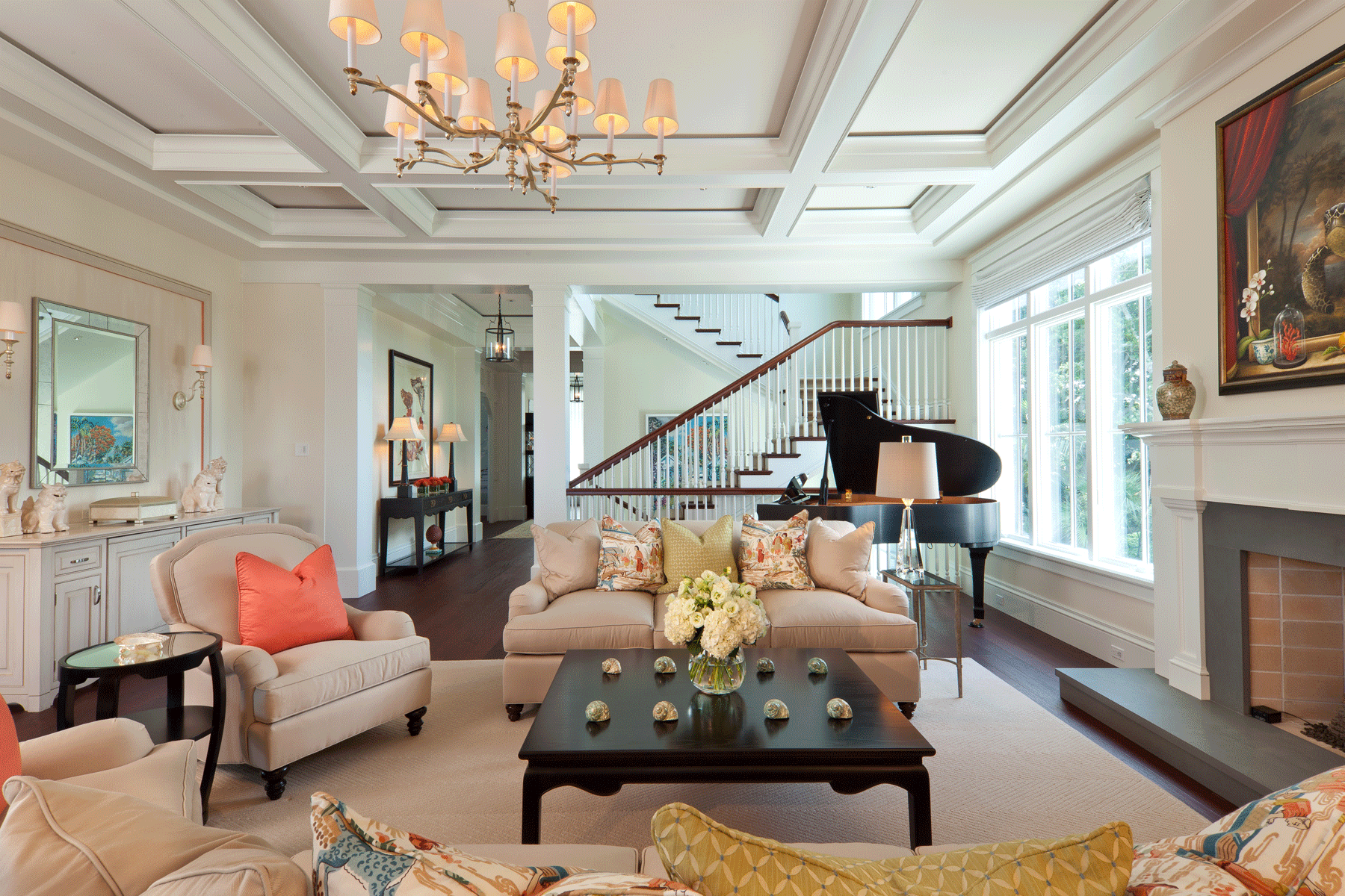 Villa Chinoiserie Living Room