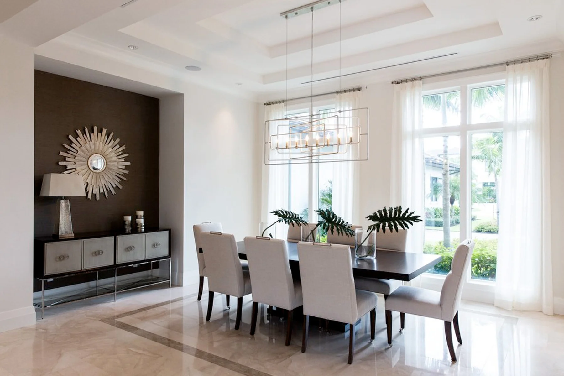 Modern Oasis Dining Room
