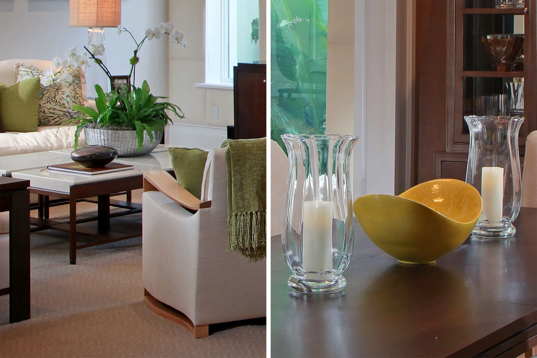 Sophisticated Classic Dining & Family Room Details
