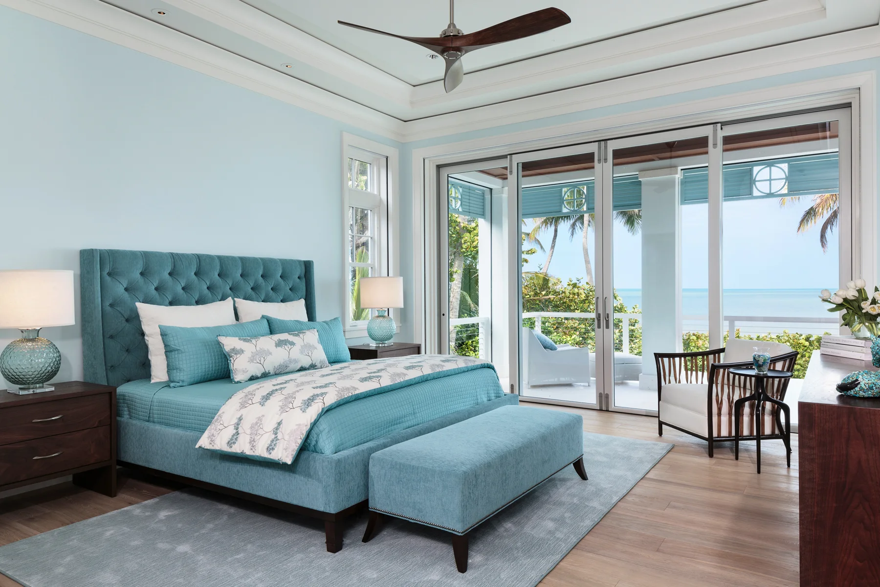 Coastal Transitional Master Suite