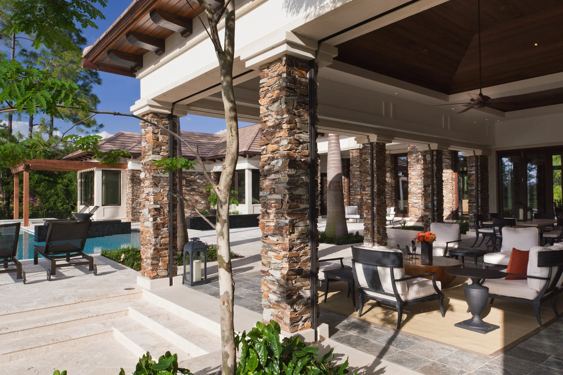 Modern Luxe Covered Terrace