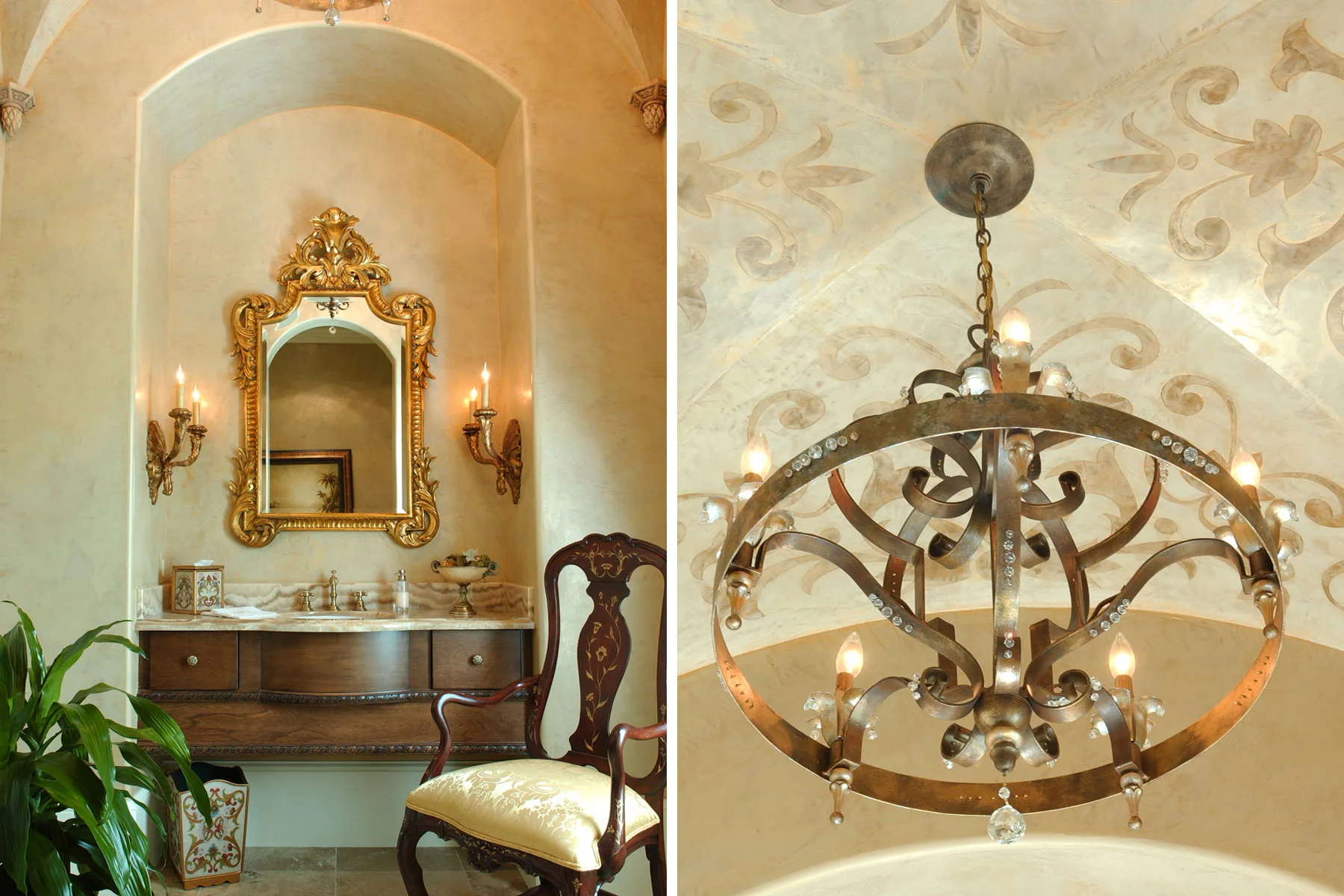 Stunning Powder Room