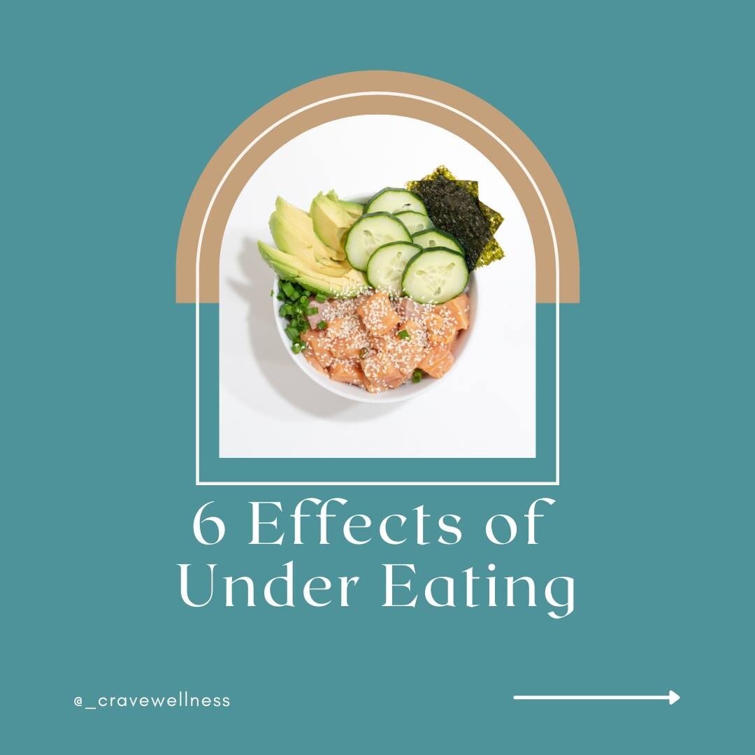 We have all heard it! And we have all done it. When will you be ready to your body by not undercutting the amount of food you eat. 

Not only do you push the pause button on your metabolism but you also put yourself in a spot where you can bring on s