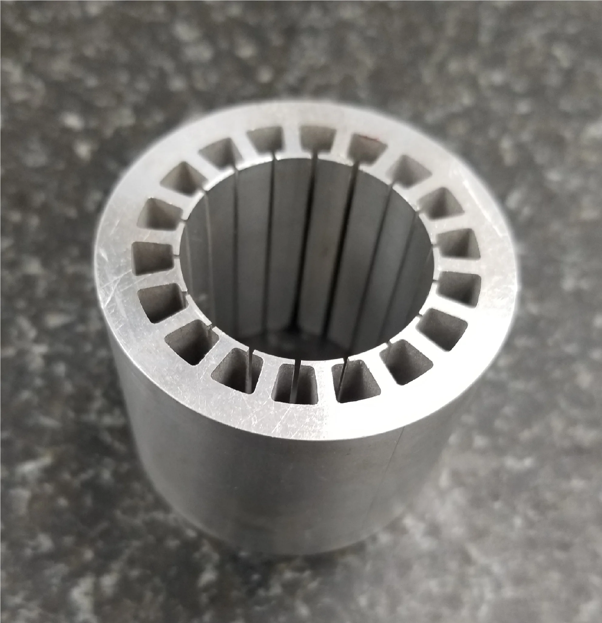 Wire EDM can burn out this profile leaving no entry or exit marks.