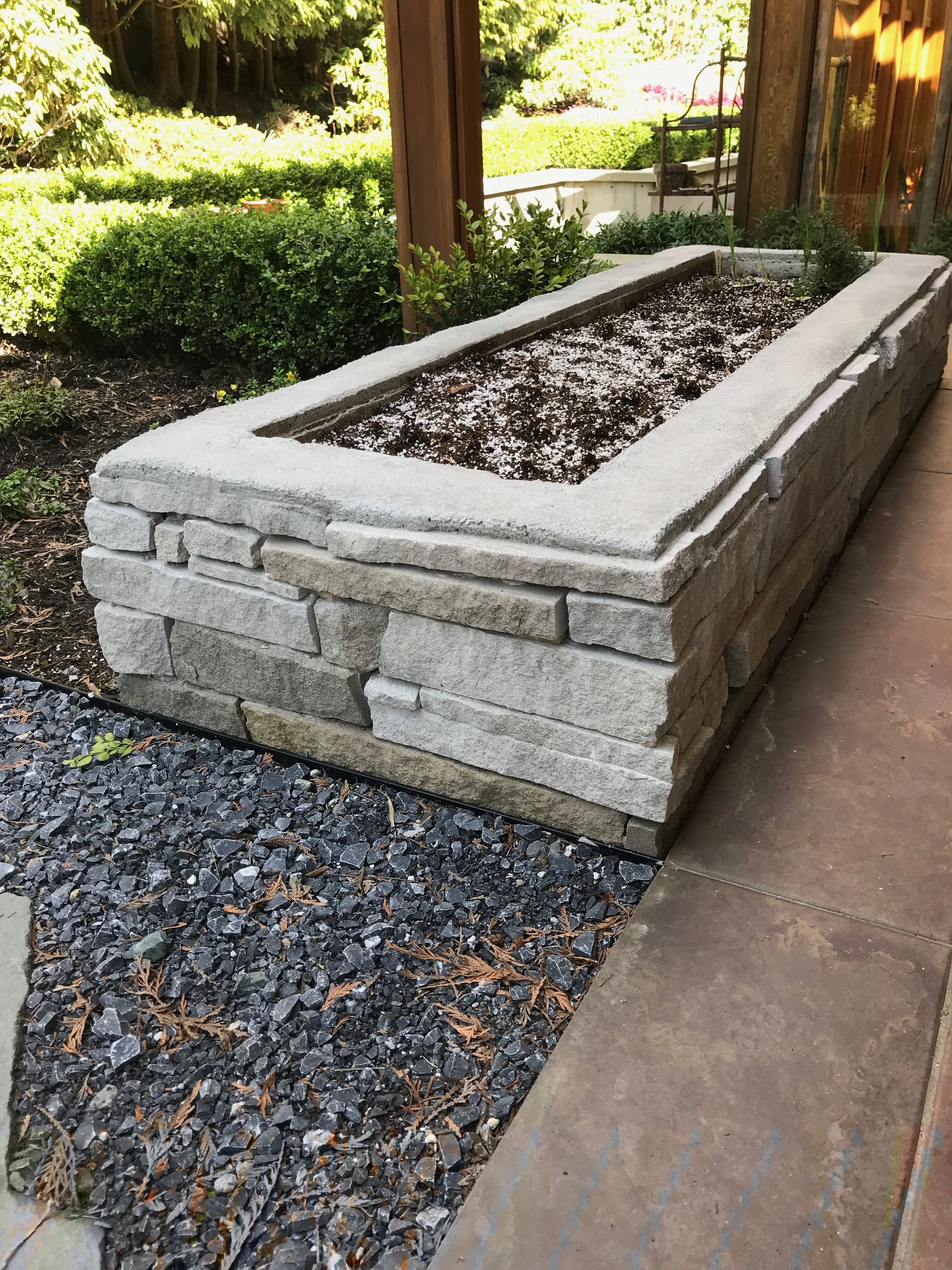Stone planter
