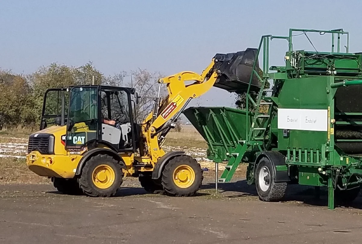 Baling - Loading the Baler