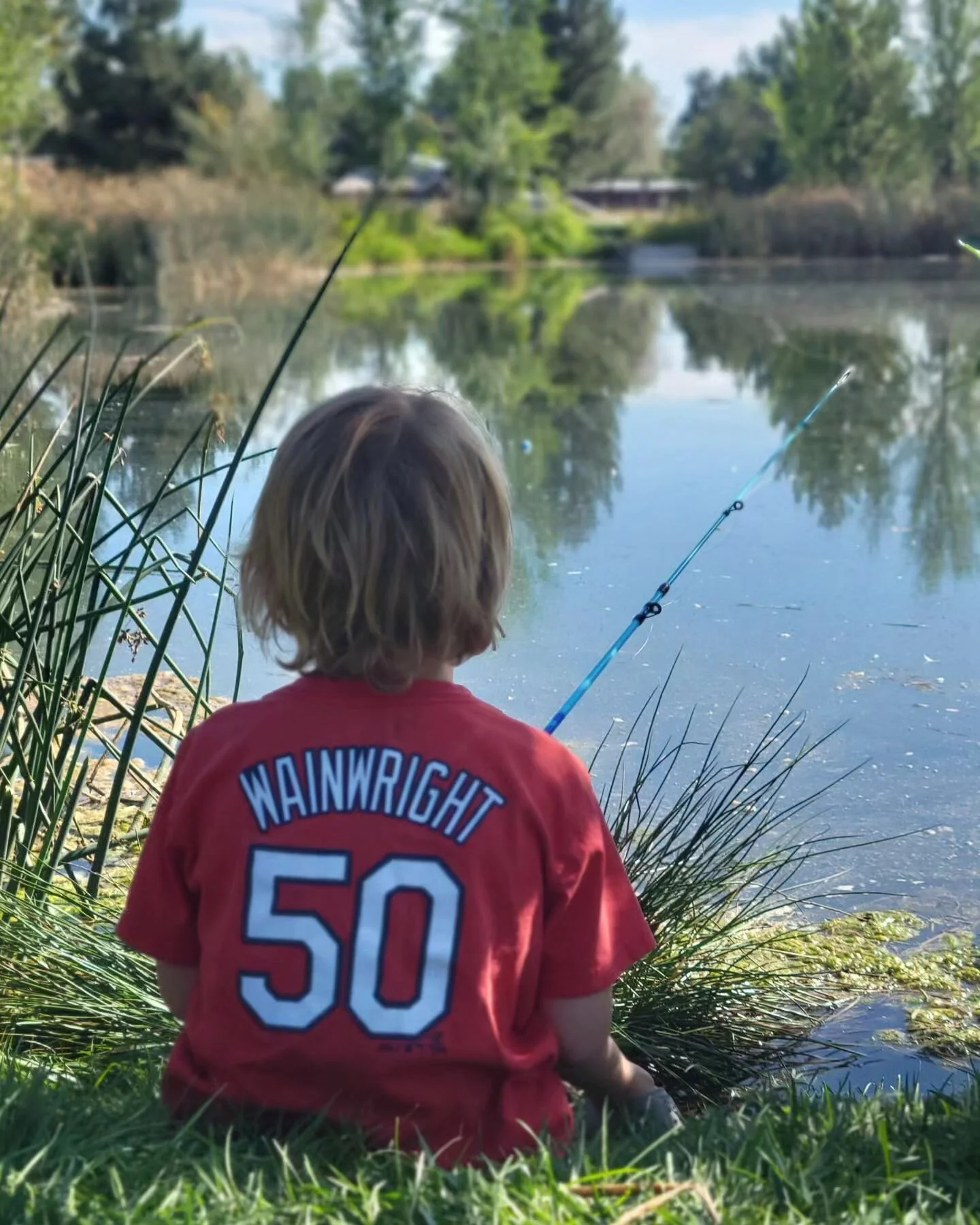 Henry's 1st and 2nd ever catch. Granddad was surely smiling with him.