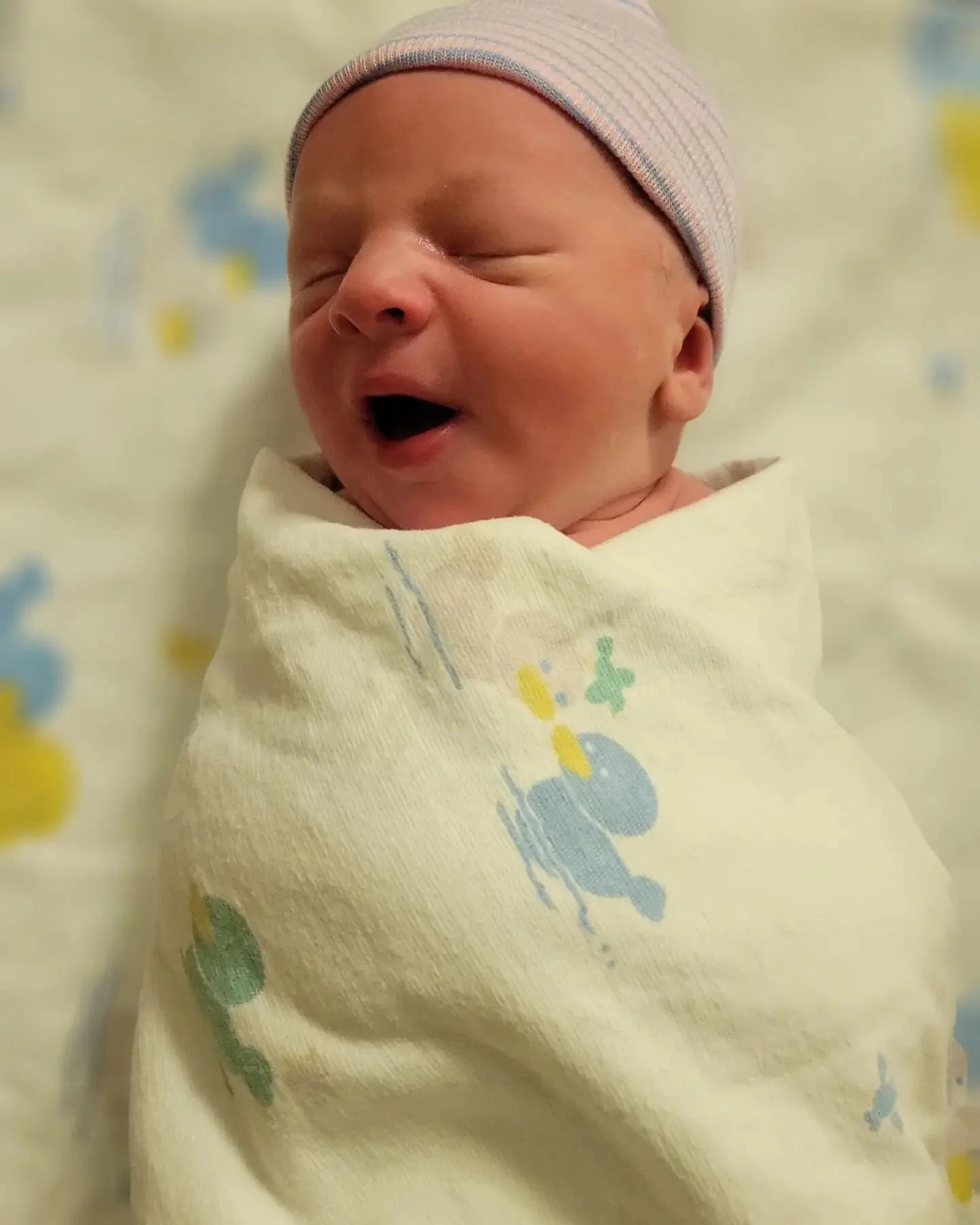 Welcome to the family, little guy.
INTRODUCING: Isaac (&quot;Ike&quot;) Robert Kukachka Gerhardt
BORN: 10/8/21
LIKES: Tight swaddles; off-key singing; long walks in tight circles around tiny rooms.
DISLIKES: Blood sugar pricks; pokey umbilical cord c