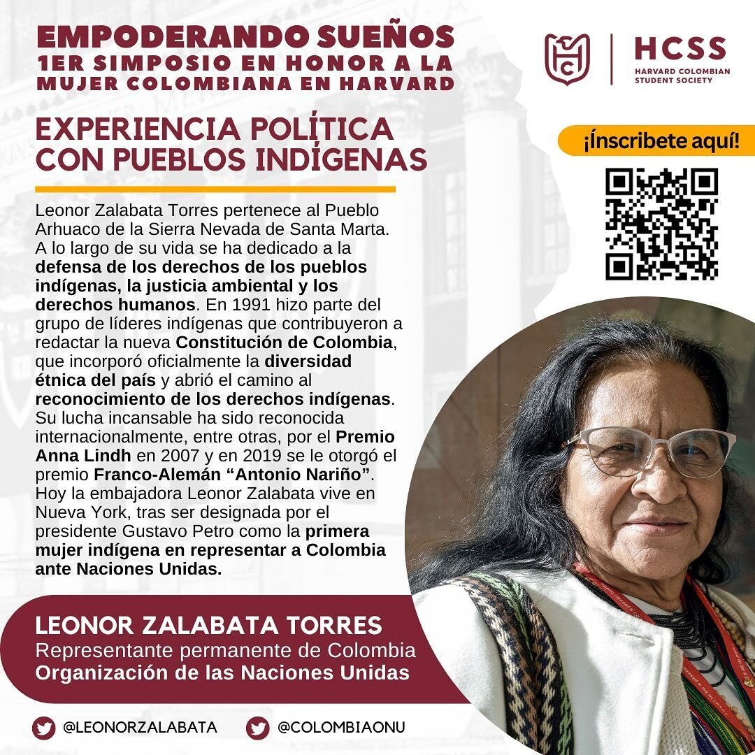 🌿Desde las alturas sagradas de la Sierra Nevada de Santa Marta, Leonor Zalabata ha llevado la voz de su Pueblo Arhuaco y de los pueblos ind&iacute;genas de Colombia a rincones del mundo que antes parec&iacute;an inalcanzables. Su vida es un testimon