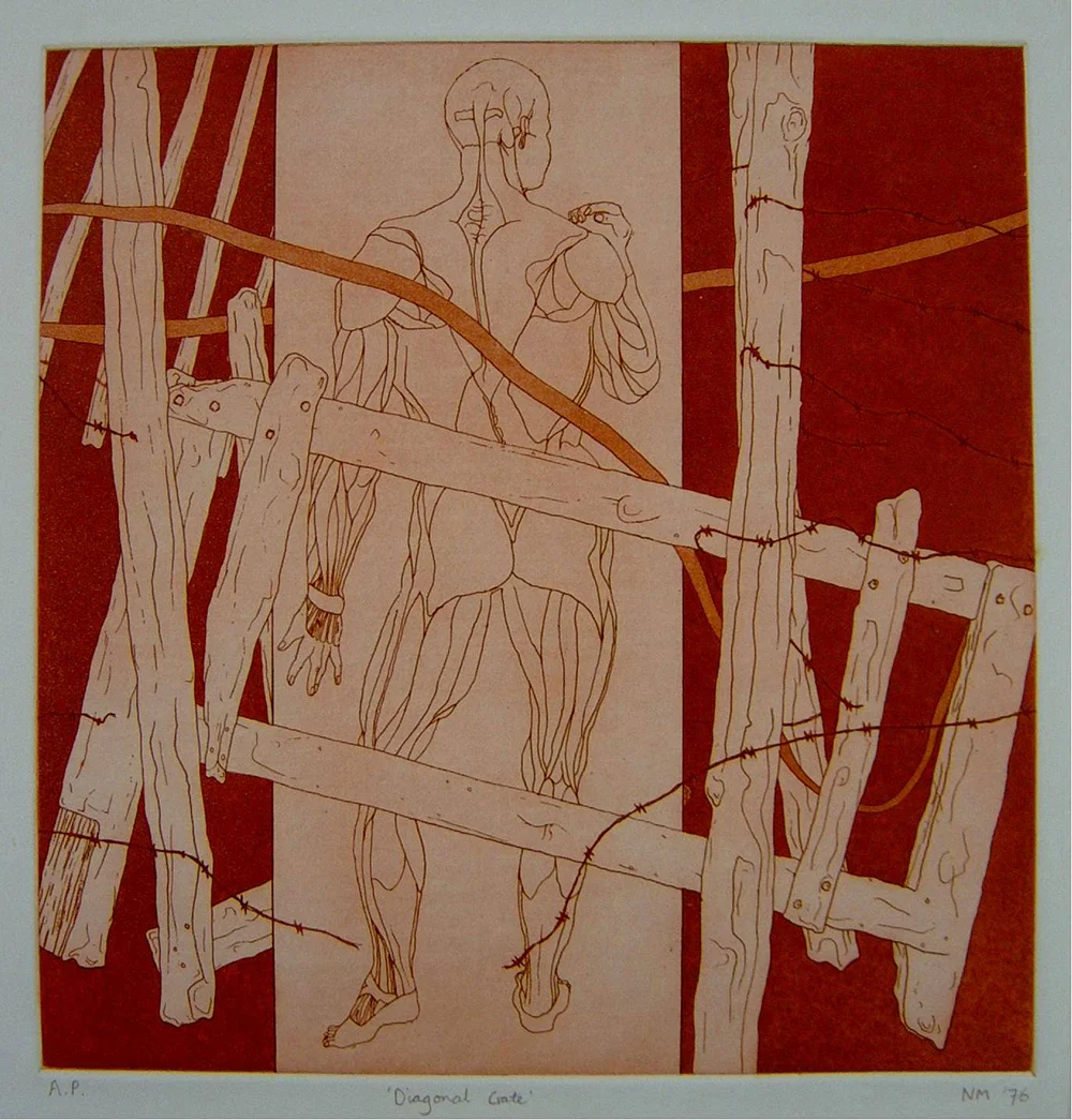 Diagonal Gate (artist's proof 2)