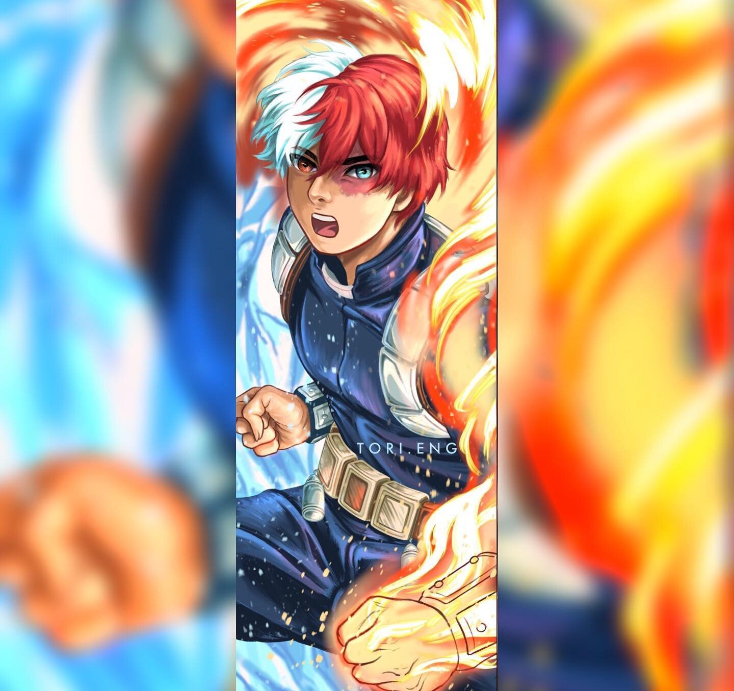 Swipe to see the progress from sketch ⏩ rough color ⏩ final! This is 2/3 in a series of anime bookmarks I&rsquo;m making (ty @allyshortstuff ) ^^ Next up is Zuko!
.
.
.
.
#todoroki #todorokishouto #mha #myheroacademia #myheroacademiafanart #bokunoher