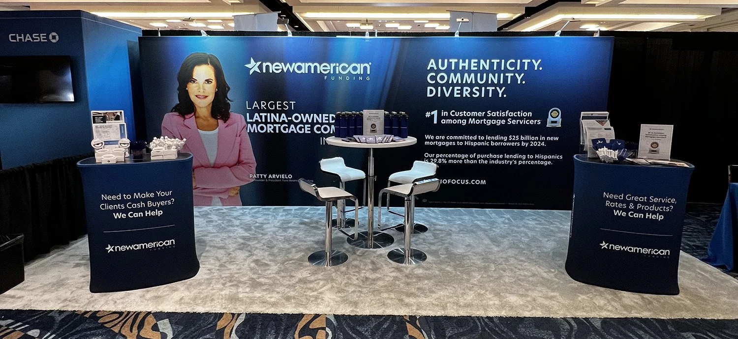 LAttitude booth setup