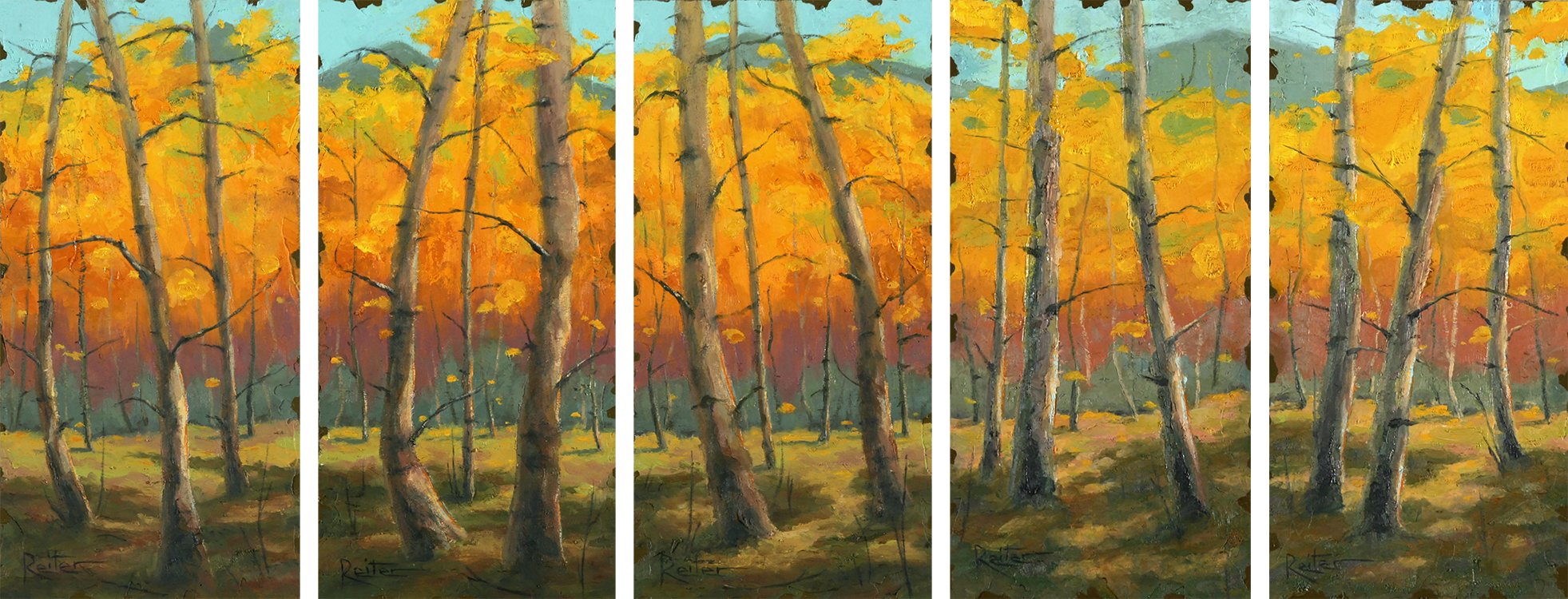 Aspen Season 5-7-8 & Autumn Aspens 19 & 20 (5-panel)
