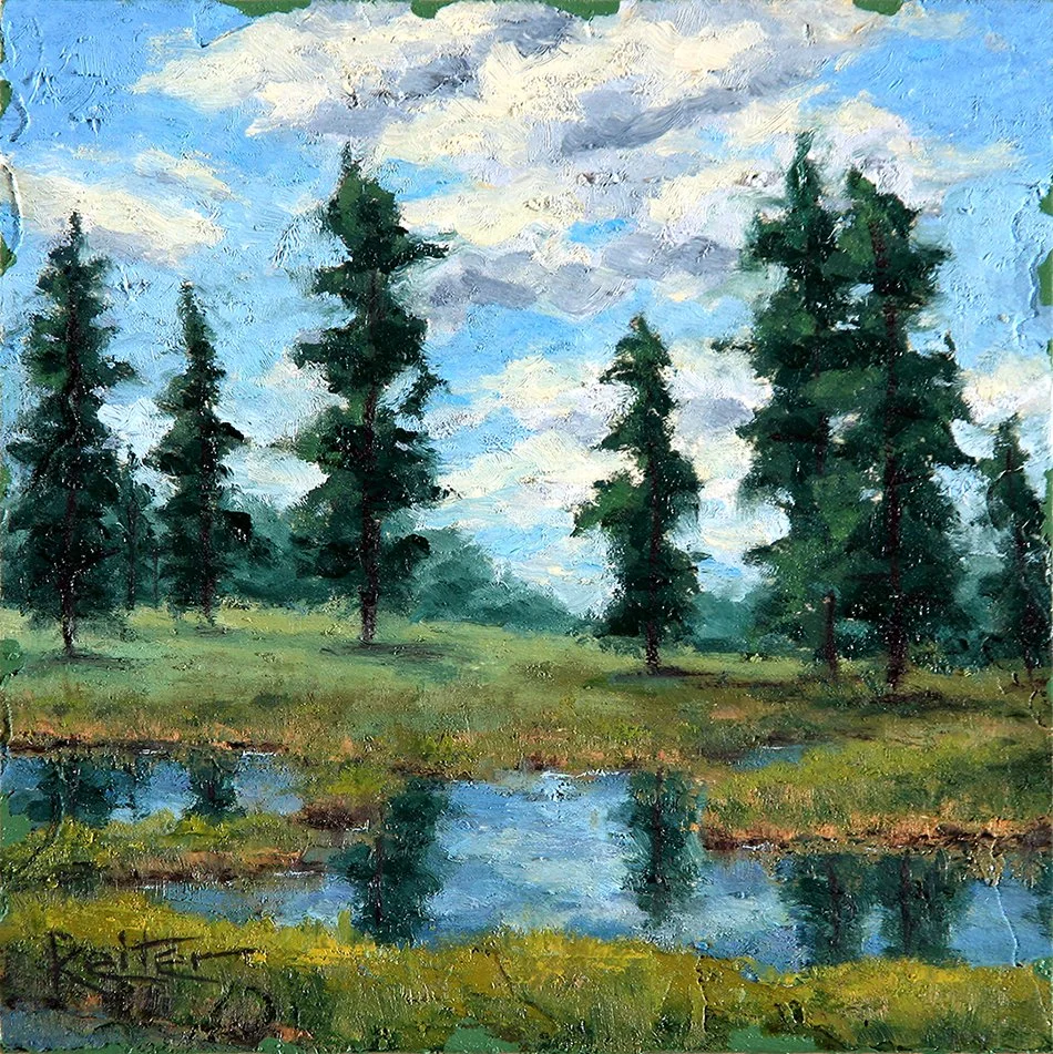 Trees Near Water IX (9)