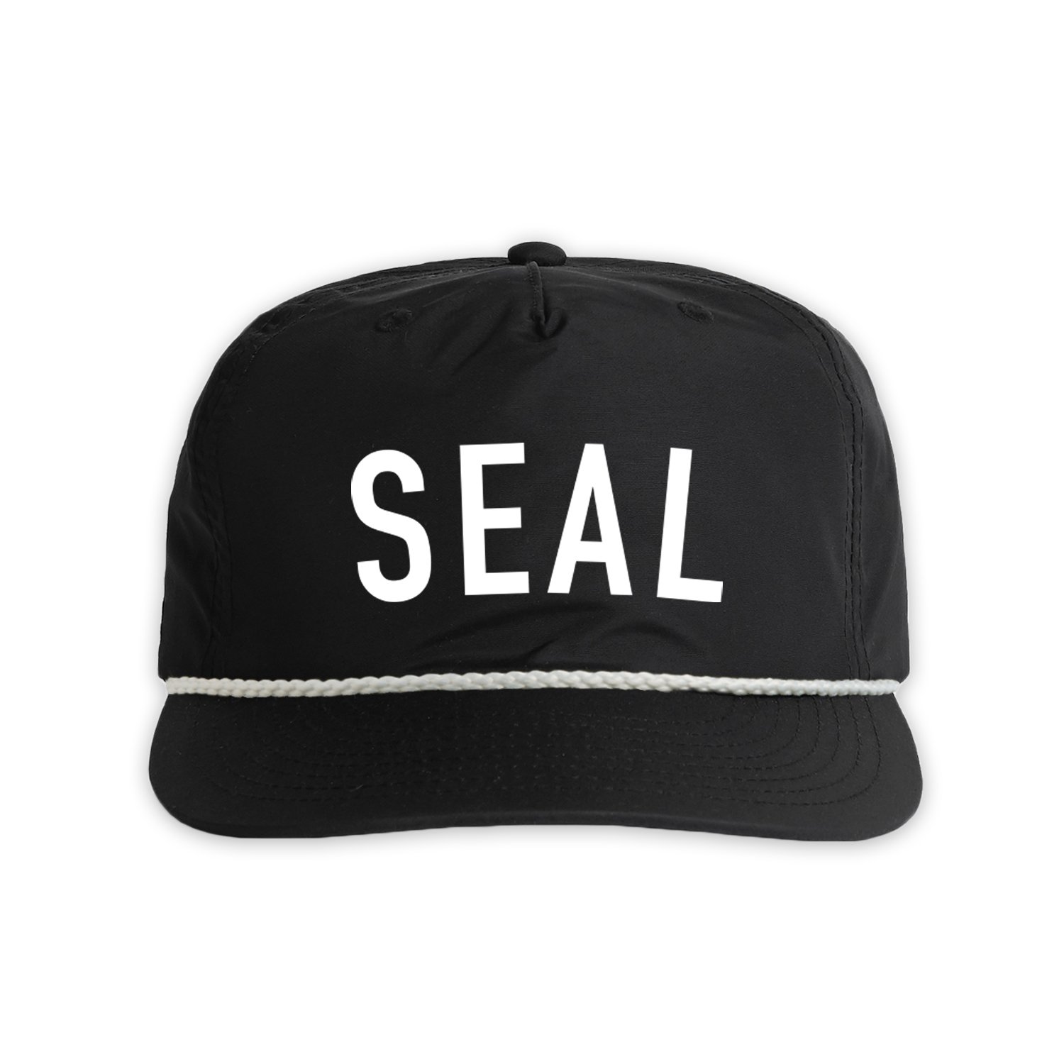 Seal Surf Rope Cap - Black / White