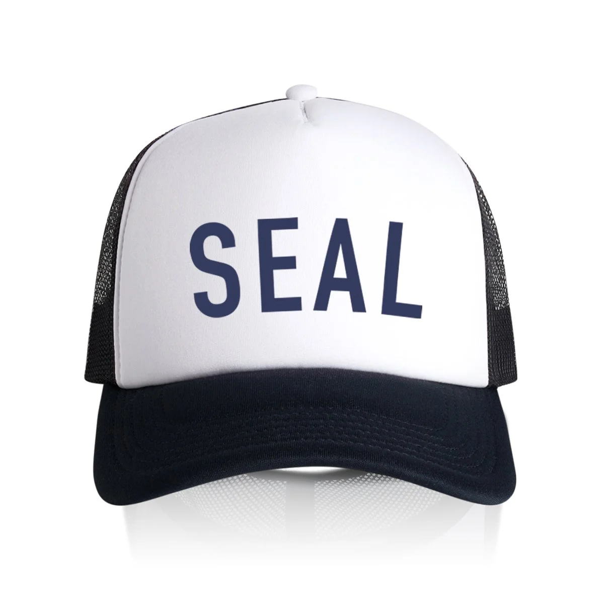 Seal Foam Trucker - White / Navy