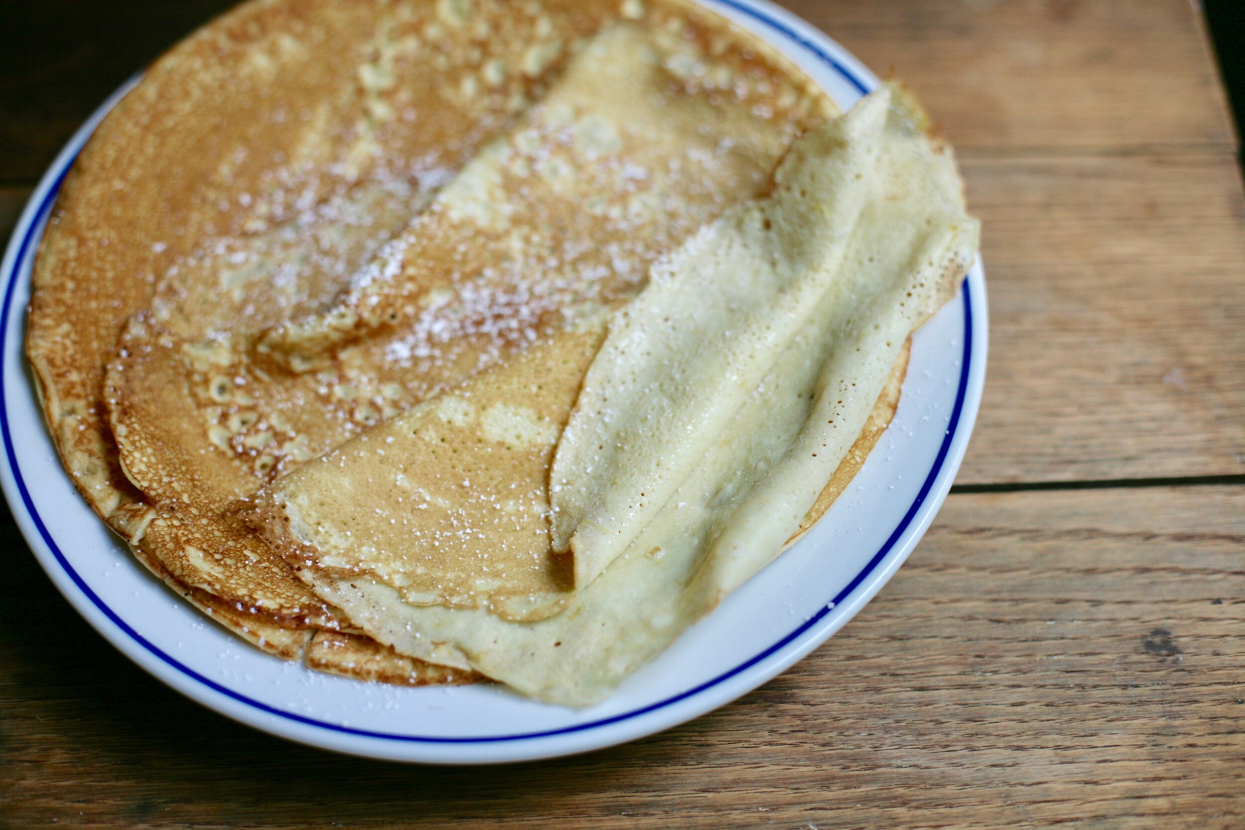 How to make crepes {Ju's family Swedish Pancakes}