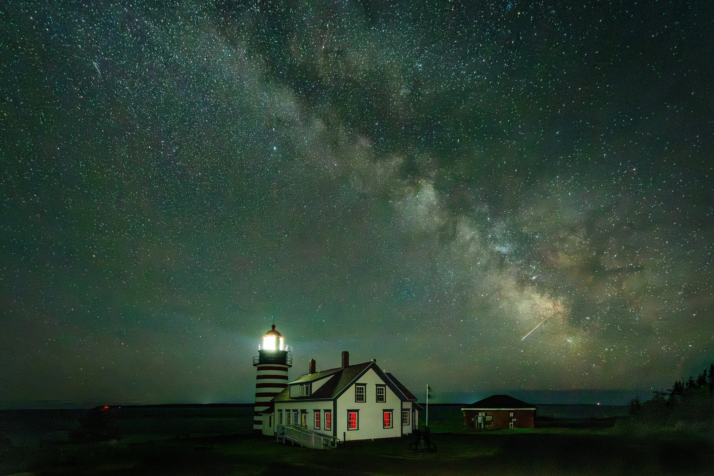 Quoddy Head Lighthouse Milkyway Meteor-v3.jpg