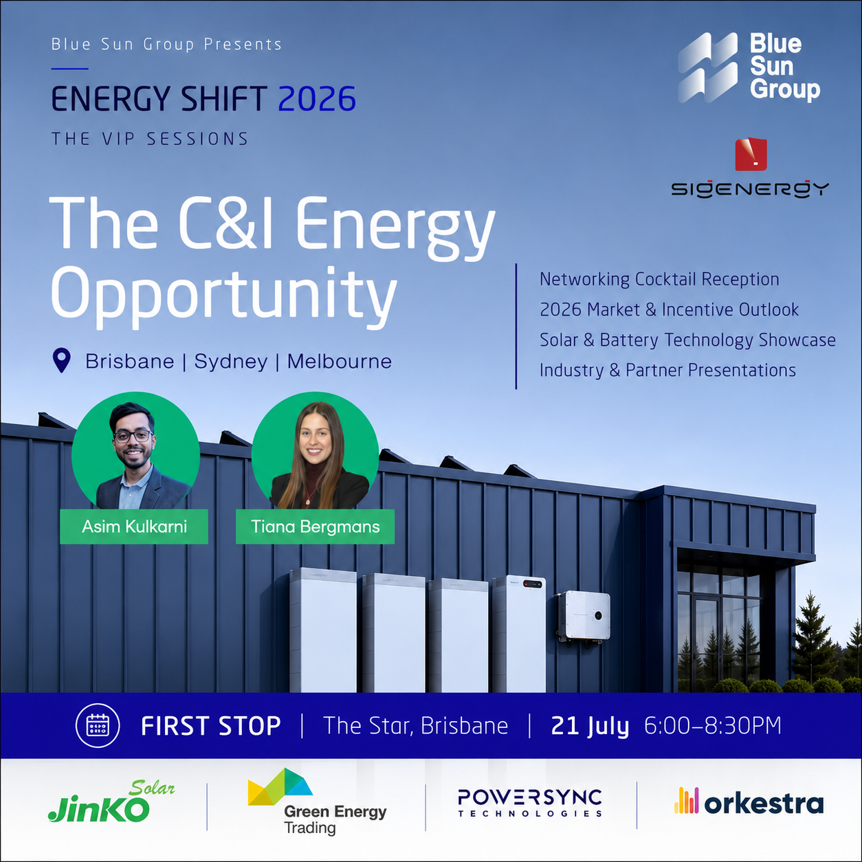 Join Us at Blue Sun Group's Energy Shift 2026 – The VIP Sessions
