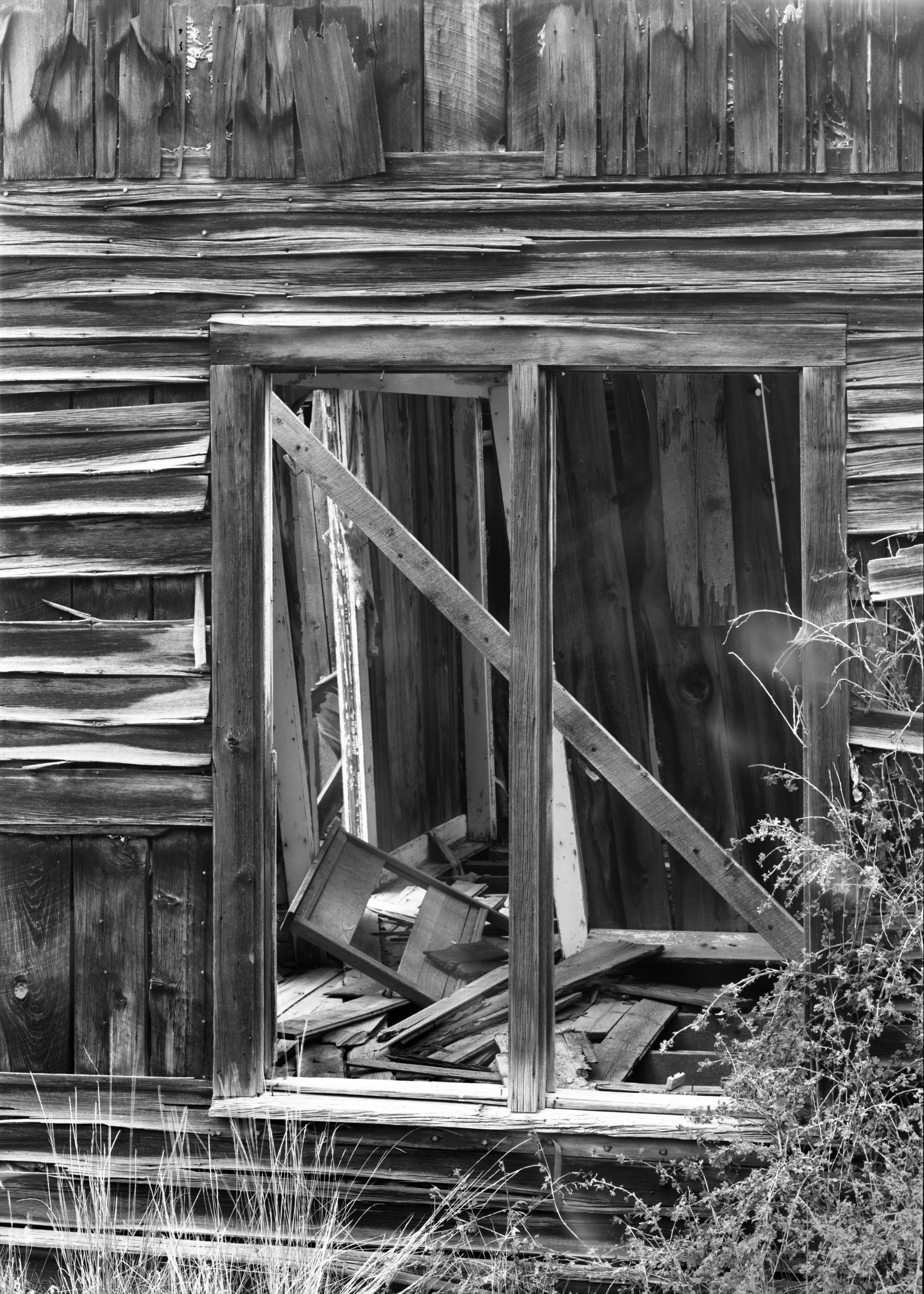 650.  Wood Window